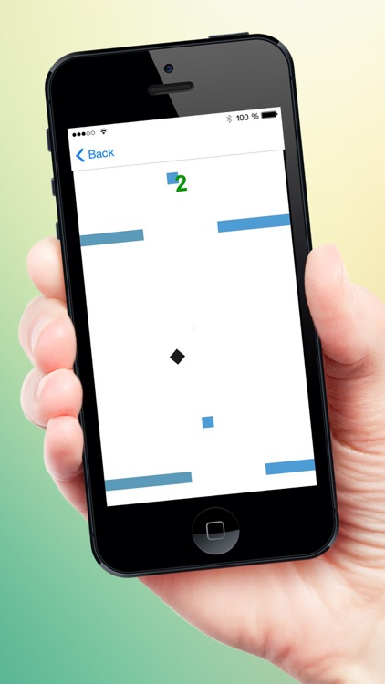 Brick Up - How far can you reach by jumping left and right?