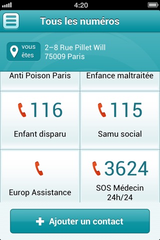 SOS Urgences screenshot 3