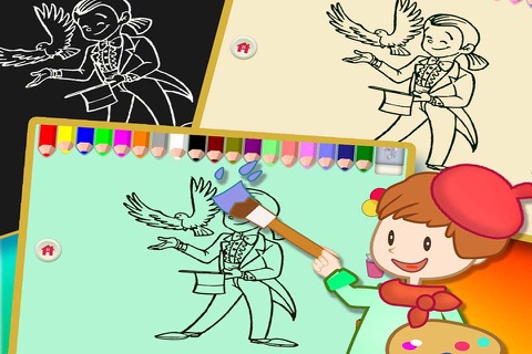 ABC Colouring Book 16 - Painting for the people in different occupations screenshot 4