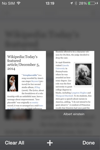 Reader for Wikipedia screenshot 2