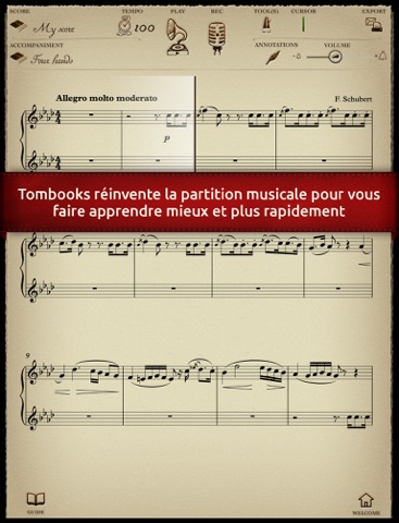 Play Schubert - Fantaisie (partition interactive pour piano à 4 mains) screenshot 2