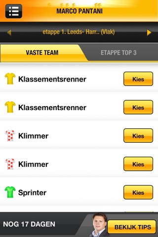 Telesport Tourspel screenshot 2