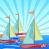 A Sort By Size Game for Children: Learn and Play with Sailing Boat