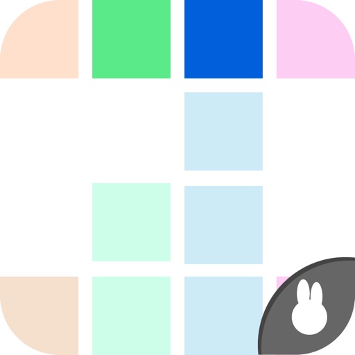 Laminated Color - Shades squares eliminate of Simple puzzle game Icon