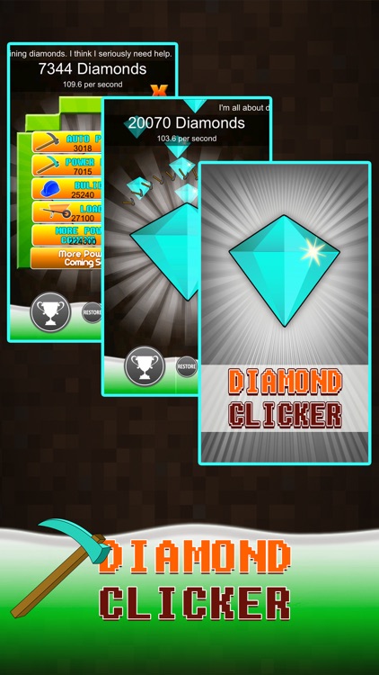 Diamond Clicker - Crafting Edition Minigame screenshot-4