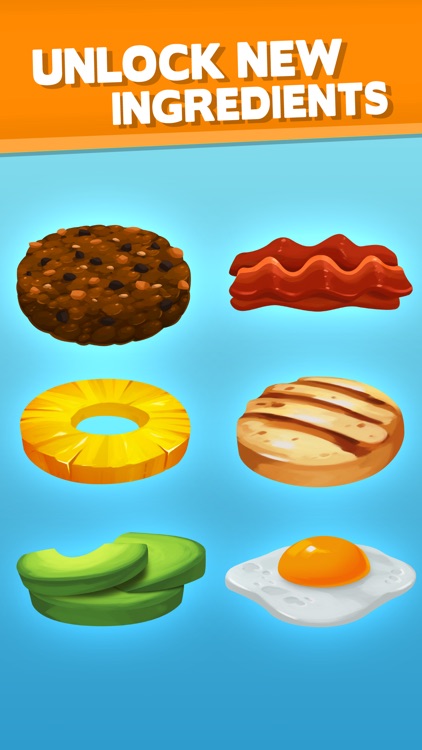 Sky Burger - Build & Match Food Free screenshot-3
