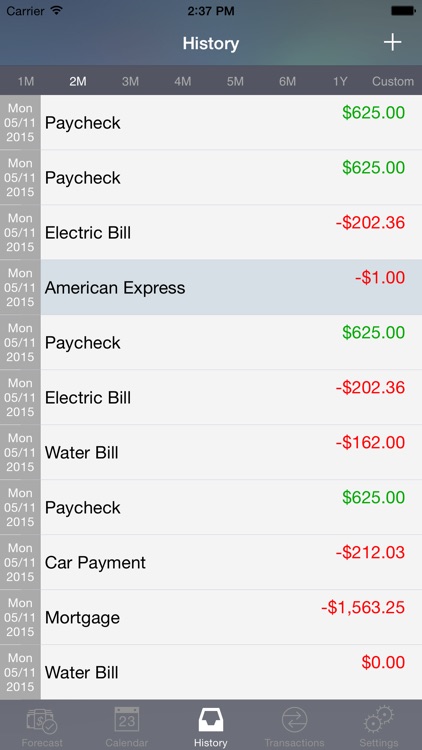 Cash Flow Cast - Personal finance expense tracker helping you manage your bills. screenshot-4