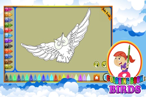 Coloring Book Bird screenshot 2