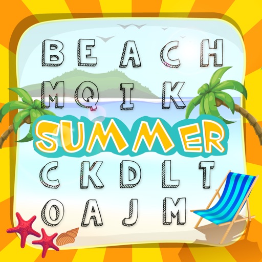 Word Search At the Summer Season – Super Classic " Word search Puzzle Games ”