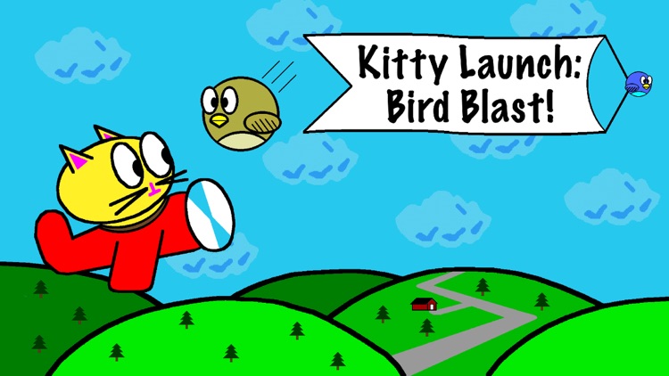 Kitty Launch – Smash Cannisters To Clear The Birdies From Your Path