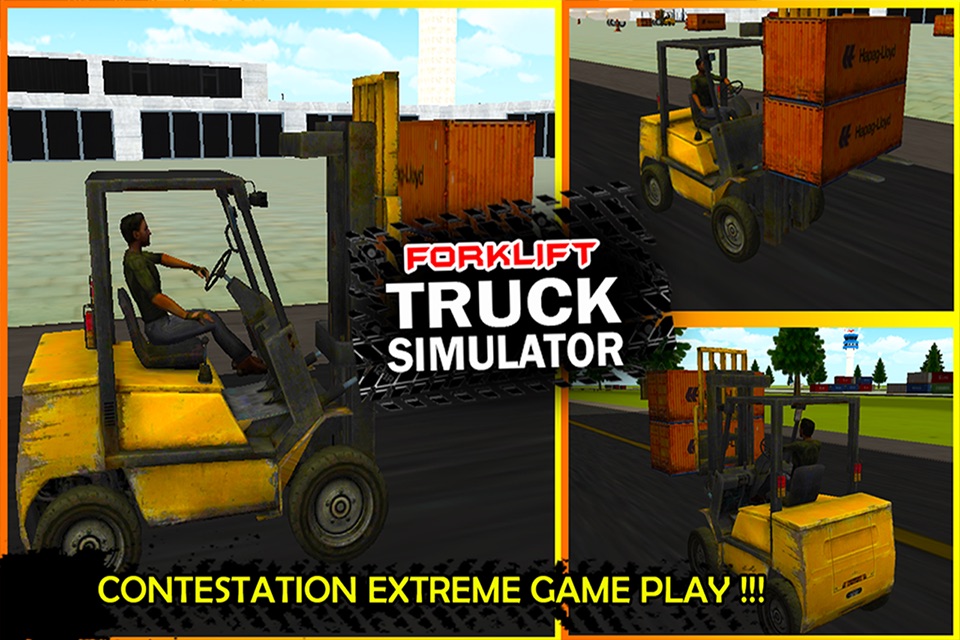 Construction Forklift Crane Driver 3D Simulator screenshot 2