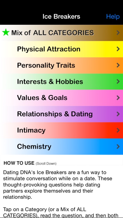 Dating Ice Breakers
