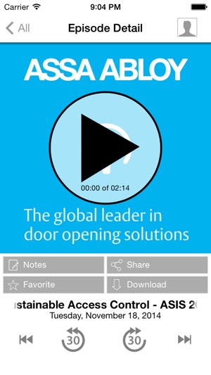 ASSA ABLOY AUDIO RESOURCE(圖3)-速報App