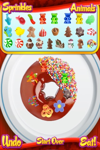 Christmas Donut Salon - Santa's Bakery & Donuts Shop FREE screenshot 2