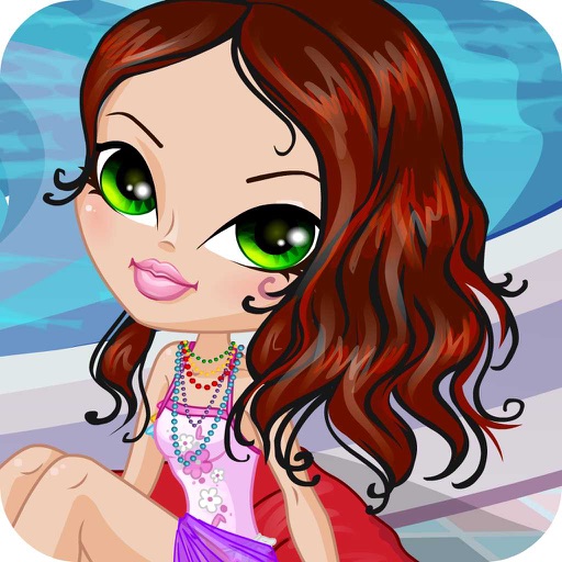 At the Pool Dress Up iOS App