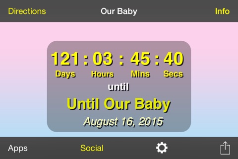 Our Baby Countdown screenshot 2
