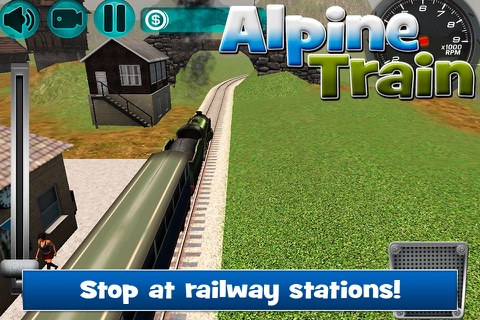 Alpine Train Simulator 3D Free screenshot 2