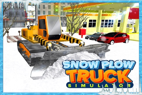 Snow Plow Truck Simulator 3D screenshot 4