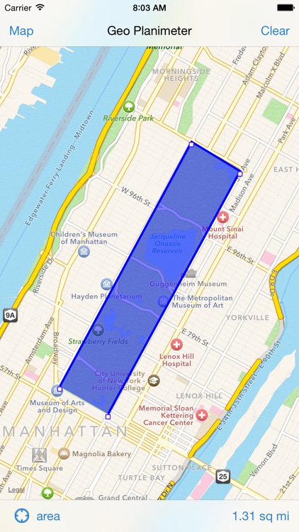 Geo Planimeter - Area & Distance Calculator