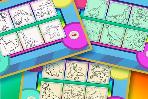 ABC Coloring Book 7 about Dinosaur - Designed for kids in Preschool or Kindergarden screenshot 3