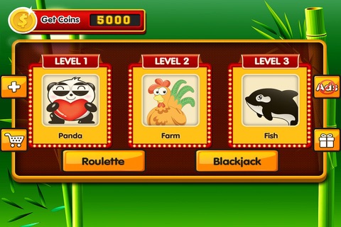 Panda & Fish Bubble in Vegas Casino Slots screenshot 3