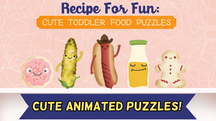 Recipe for Fun: Cute Toddler Food Puzzles - Education Edition