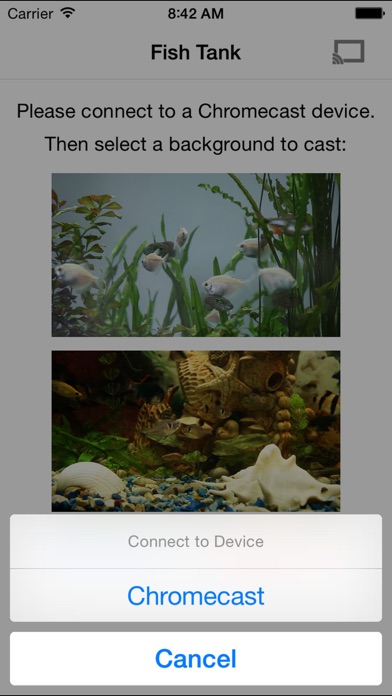 How to cancel & delete Fish Tank on TV for Chromecast from iphone & ipad 3