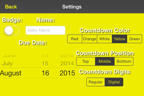 Our Baby Countdown screenshot 4