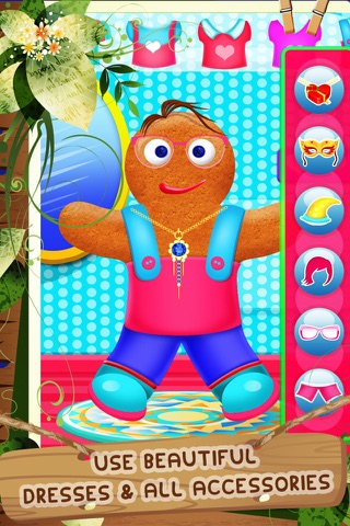 Gingerbread Man Dress Up Mania Pro - Addictive Fun Maker Games for Kids, Boys and Girls screenshot 2