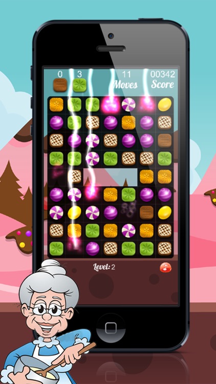 Happy Grandmother. Seriously addictive match3 game!