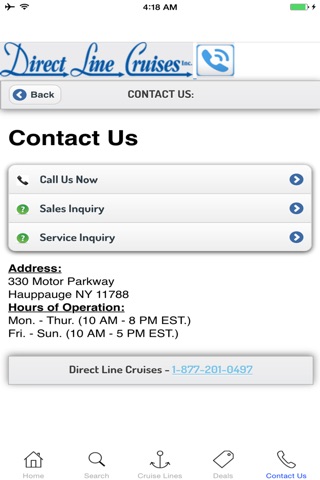 Direct Line Cruises screenshot 2