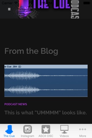 The Cue Podcast screenshot 2