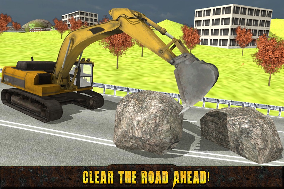 Real Hill Dump Truck & Excavator Crane Simulator screenshot 4