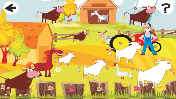 A Sort By Size Game for Children: Learn and Play with Farm Animals screenshot-3