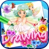 Drawing Desk Fairies : Draw and Paint Creator to Coloring Book Edition