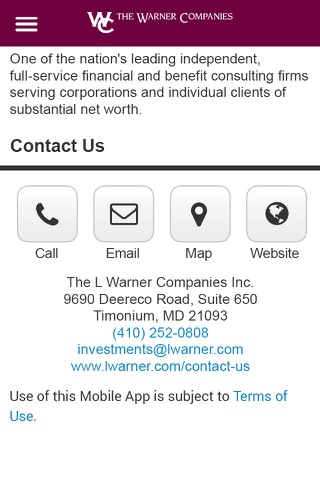The Warner Companies screenshot 3