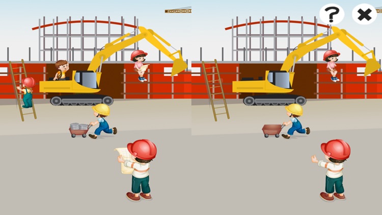 A Construction Site Learning Game for Children: Learn about the builder