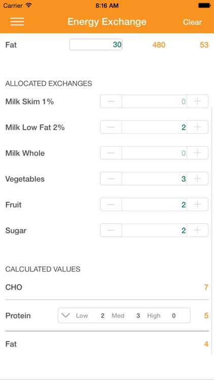 Dietitian's Calculator screenshot-4