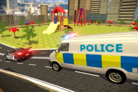 Police Mini Bus Crime Pursuit screenshot 2