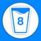Icon Drink Reminder - Water Alarm, Intake Log, and Daily Hydration Tracker for Wellbeing