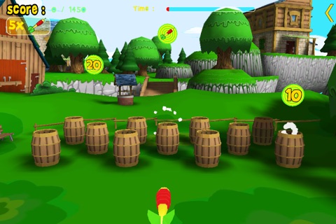 Rabbits and darts for children - no ads screenshot 2