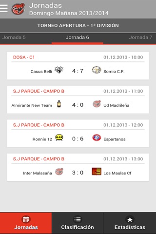 Torneos Fútbol Siete screenshot 4