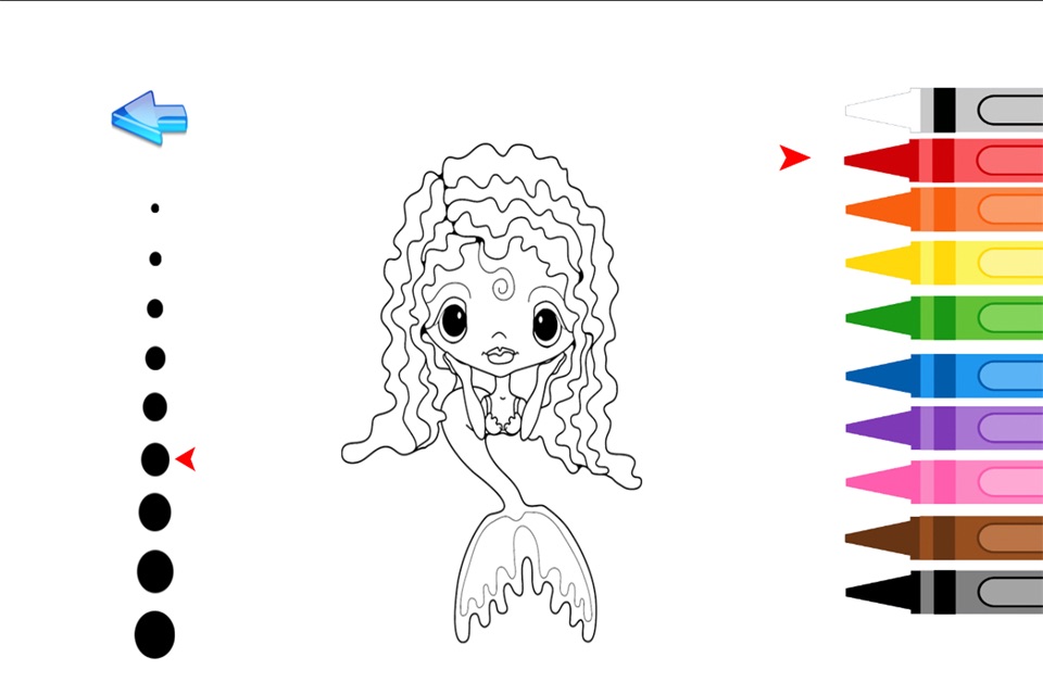 Kids Coloring Mermaid screenshot 4