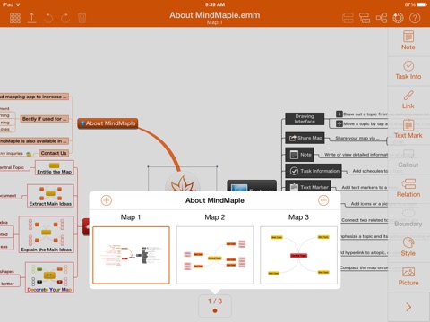 MindMaple screenshot 2