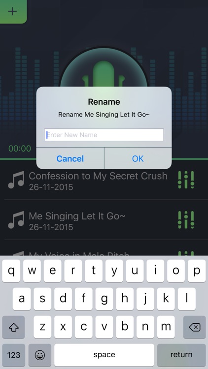 Simple Voice Changer - Sound Recorder Editor with Male Female Audio Effects for Singing screenshot-3