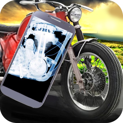 Simulator X-Ray Moto Bike Icon