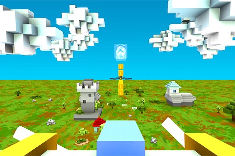 Blocky Plane Gold screenshot 3