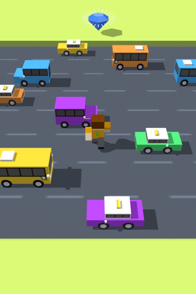 Cross Road Don't Crash 3D - Endless Arcade Games screenshot 3