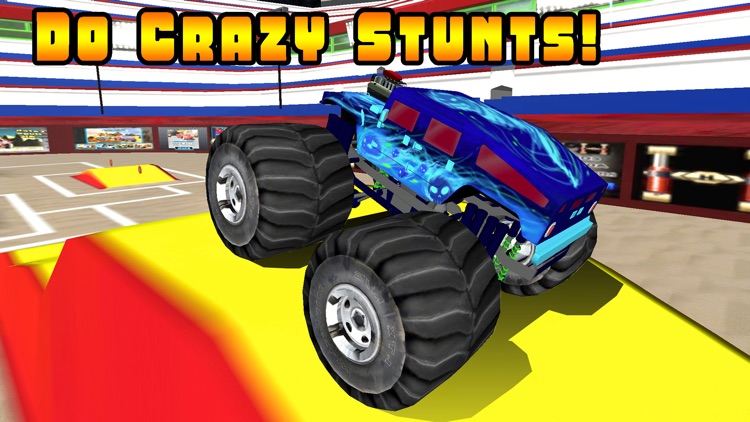 3D Monster Truck Smash Parking - Nitro Car Crush Arena Simulator Game PRO