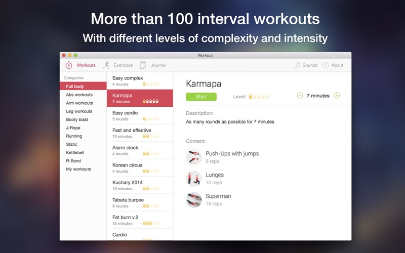 【图】锻炼 – 应用间歇训练(截图1)